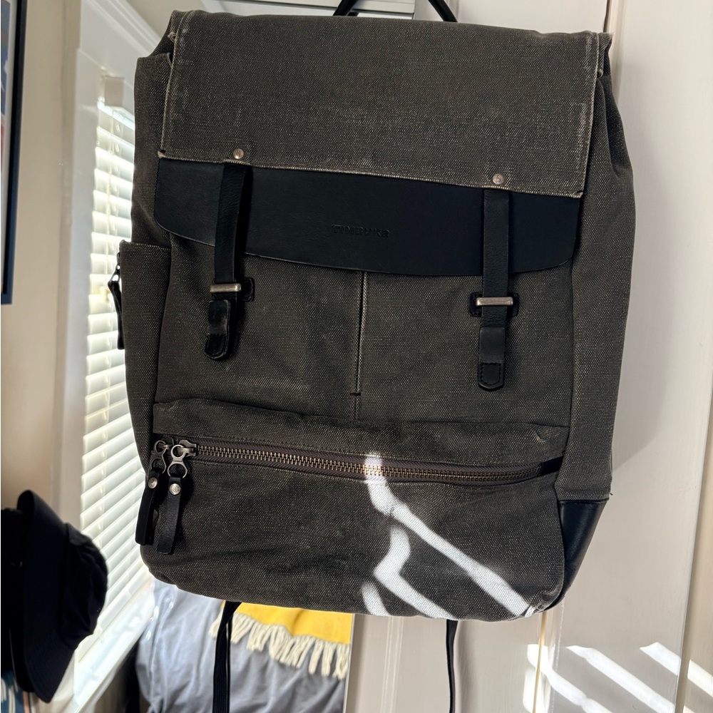 Timbuk2 Walker Backpack Leather & Waxed Canvas